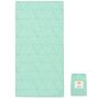 Ocean Teal Quick Dry Beach Towel 100% Recycled, thumbnail 2 of 12