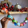Personalised Leather Paperchain Christmas Decoration, thumbnail 3 of 8