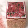 Rome Blush Rose Velvet Embroidered Clutch With Gift Box, thumbnail 4 of 8