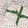 Christmas Gingerbread Men Wrapping Paper Roll Or Folded, thumbnail 3 of 3