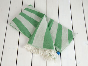 Handwoven 100% Cotton Beach And Bath Towel, 5 of 7
