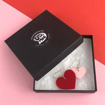 'Love Shout' Acrylic Heart Jewellery Set, 5 of 6