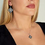 Matching Earrings And Necklace Stripey Diamond Set, thumbnail 2 of 12