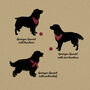 Personalised Springer Spaniel Print For One Or Two Dogs, thumbnail 2 of 9