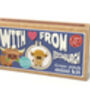 With Love From Edinburgh Highland Cow Mini Matchbox Cross Stitch Kit, thumbnail 3 of 6