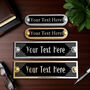 Personalised Metal Door Sign Art Deco Or Modern, thumbnail 1 of 8