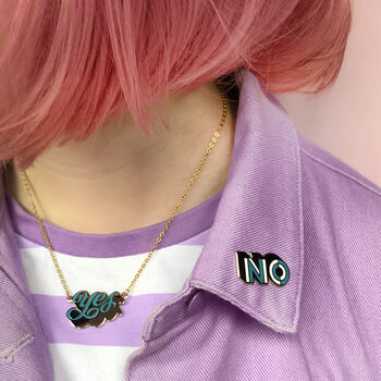 'Yes' Positive Affirmation Necklace, 12 of 12