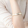 Initial Bangle Gold, Silver Or Rose Gold, thumbnail 4 of 12