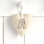 Personalised Initial Hanging Heart Birthday Gift For Her, Any Age, thumbnail 4 of 12