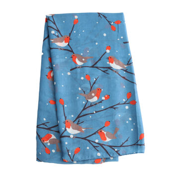 Christmas Robin Scarf, 3 of 8