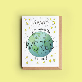 Mum, Mummy, Granny Or Nanny World Card, 3 of 5