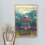 Myatt's Fields Park London Travel Poster Art Print, thumbnail 5 of 8