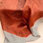 Burnt Orange Dot Print Scarf, thumbnail 5 of 5