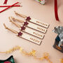 Christmas Star Personalised Tag Place Setting, thumbnail 2 of 7