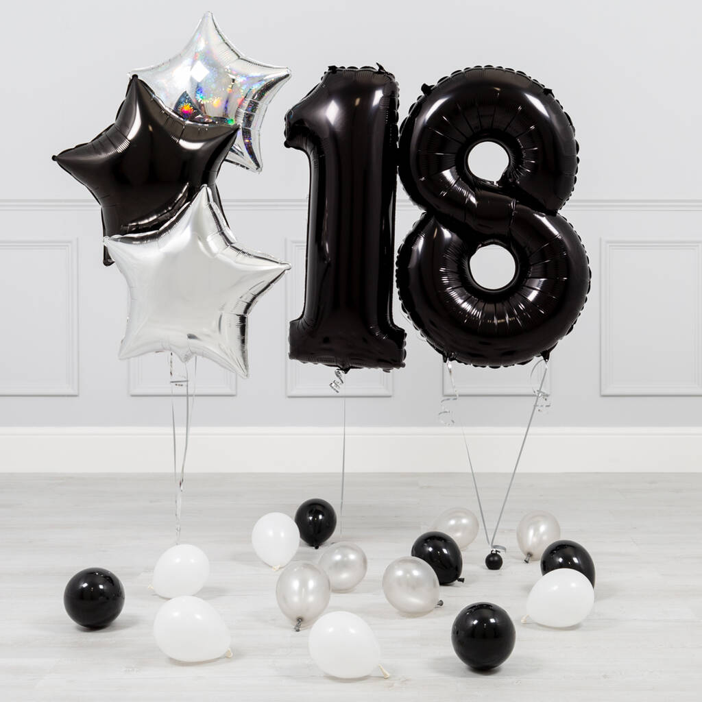 18th Birthday Mini Package By Bubblegum Balloons | notonthehighstreet.com