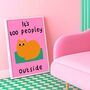 Too Peopley Outside Print, thumbnail 4 of 5