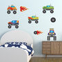 Monster Truck Wall Stickers, thumbnail 3 of 3
