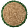 Kamaria: Green And Brown Woven Coaster Or Placemat, thumbnail 4 of 5