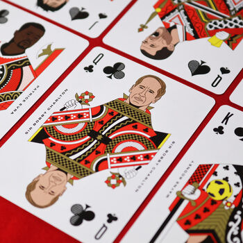 Man United Playing Cards, 6 of 12