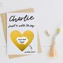 'Just A Note To Say' Personalised Scratch Card Gold, thumbnail 1 of 2