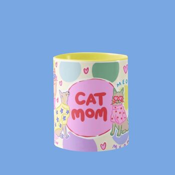 Cat Mom Mug – Perfect Gift For Cat Lovers, Mother's Day, 4 of 5