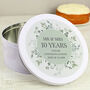 Personalised Botanical Wedding Cake Tin, thumbnail 1 of 5