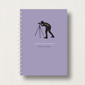 Personalised Photography Lover's Journal Or Notebook, 6 of 7