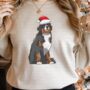 Personalised Bernese Mountain Dog Christmas Sweatshirt, thumbnail 1 of 10