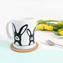 Bunny Family Selfie, Personalised Easter Mug, thumbnail 2 of 2