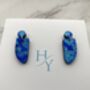 'Kelly' Painted Wood Sustainable Earrings, thumbnail 6 of 12