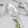 Personalised Silver Plate Christening Dessert Spoon, thumbnail 1 of 3