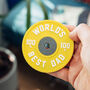 Fathers Day Gift Worlds Best Dad Pvc Coasters, thumbnail 6 of 7