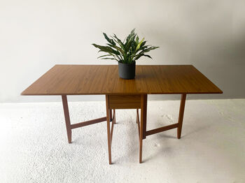1970’s Mid Century Drop Leaf Dining Table By Schrieber, 3 of 12
