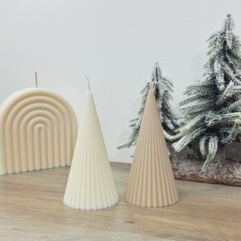 Christmas Tree Candle Modern Christmas Decoration, 3 of 10