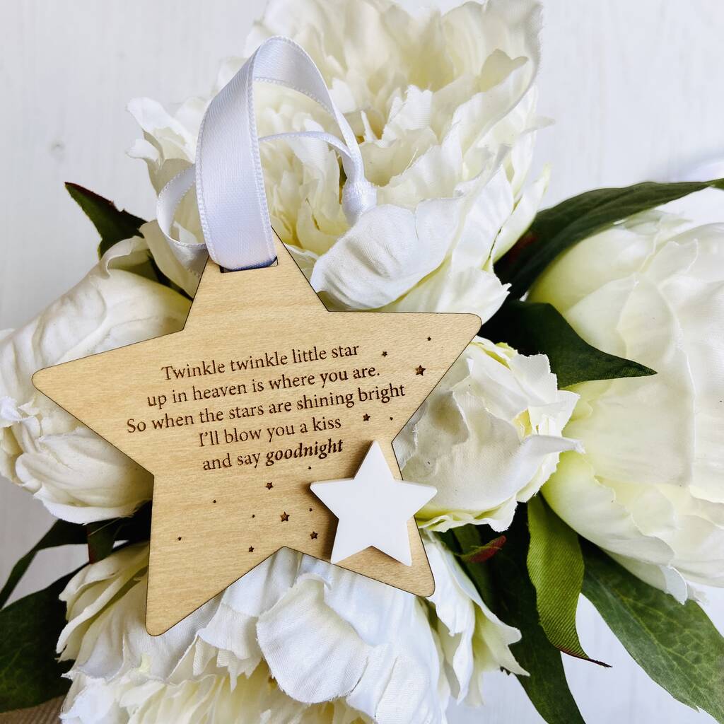Baby Loss And Remembrance Keepsake Poem Star By Design by Eleven