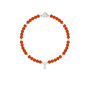 Carnelian And Silver Beads Healing Crystals Bracelet Gift, thumbnail 3 of 6