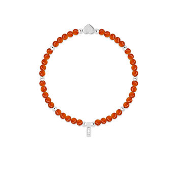 Carnelian And Silver Beads Healing Crystals Bracelet Gift, 3 of 6