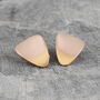 Sterling Silver Polished Oval Clip On Earrings, thumbnail 4 of 6