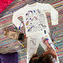 Personalised Unicorn Colour In Pyjamas With Pens, thumbnail 3 of 9