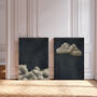 Moody Cloud Set Of Two Art Prints, thumbnail 3 of 5