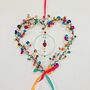 Beaded Heart Wreath, thumbnail 1 of 6