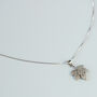 Sterling Silver Maple Leaf Pendant Necklace, thumbnail 4 of 7