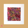 Reusable Handmade Greetings Cards Square Blank Inside Or Optional Handwritten Message, thumbnail 7 of 11