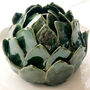 Handmade Ceramic Artichoke On A Dish, thumbnail 3 of 3