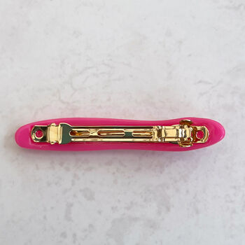 Resin Hair Clip Slide Barrettes With Rhinestone, 3 of 6