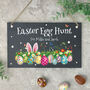 Personalised Colourful Easter Slate Hanging Sign 25 X 15cm, thumbnail 1 of 6