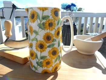 Large Jug In Sunflower Design, 2 of 9