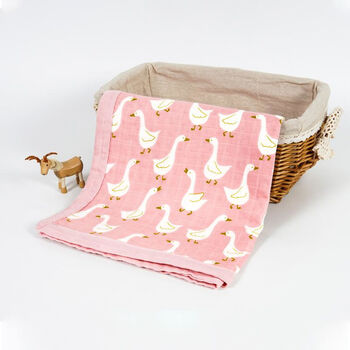 Four Layer Organic Cotton Duck Blanket, 2 of 3