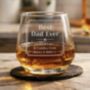 Personalised Etched Rum Glass, thumbnail 2 of 7