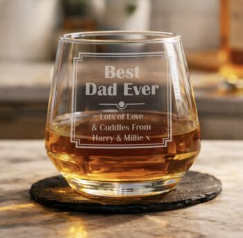 Personalised Etched Rum Glass, 2 of 7